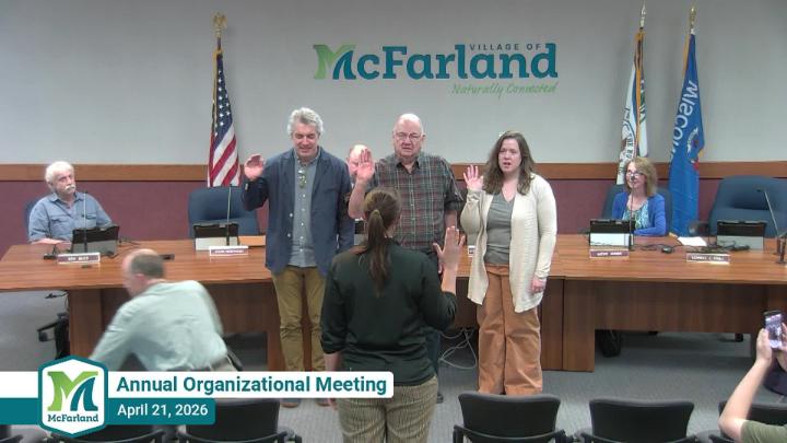 Thumbnail image for Annual Village Board Organizational Meeting 4/21/26