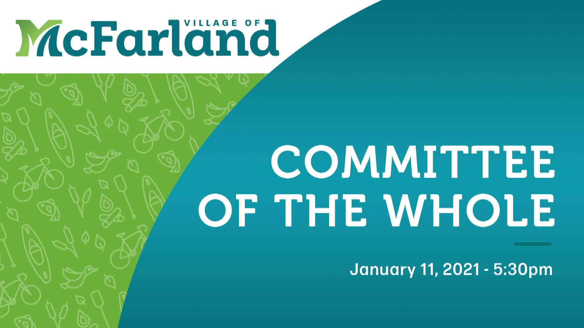 Committee of the Whole 1/11/21