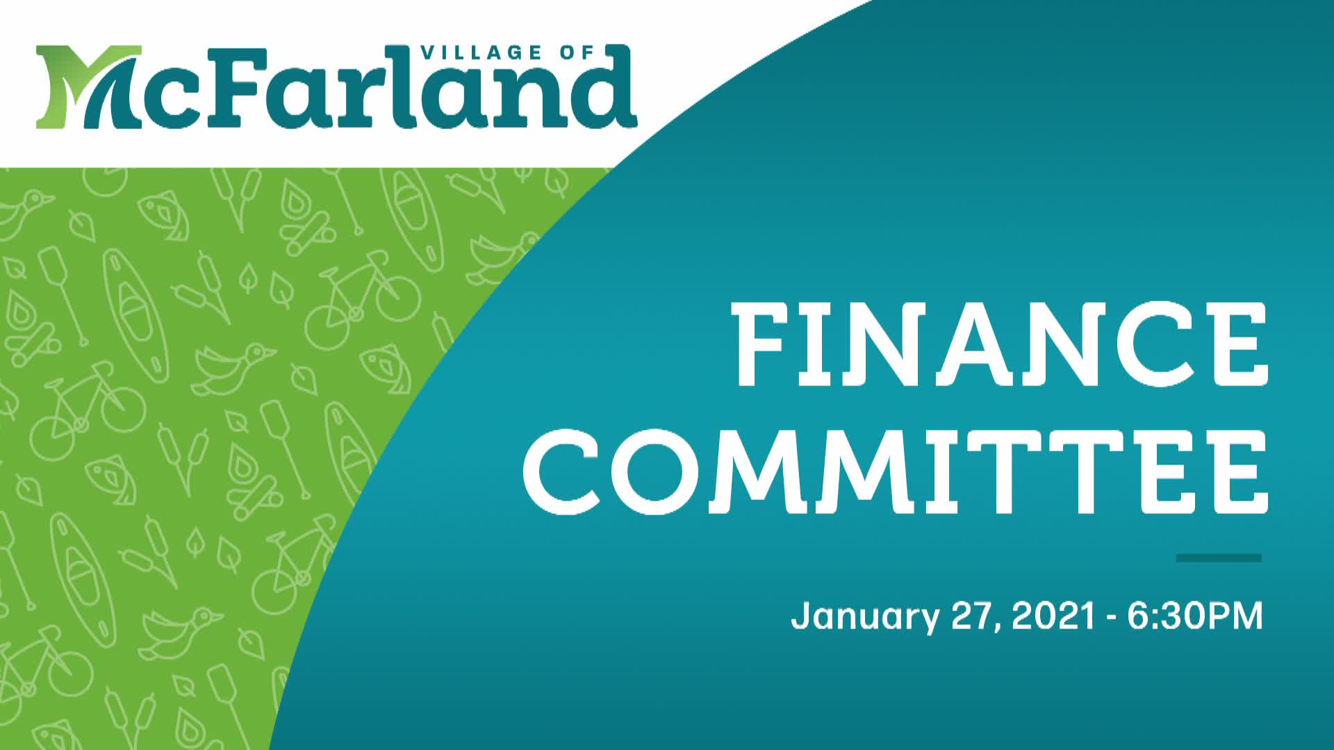 Finance Committee 1/27/21