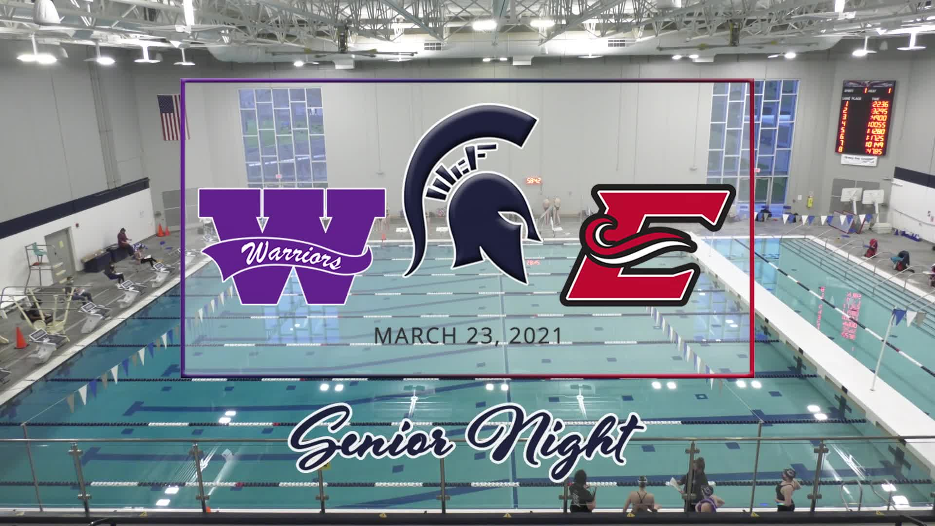 Spartan Girls Swimming Triangular vs Edgerton vs Waunakee | March 23, 2021