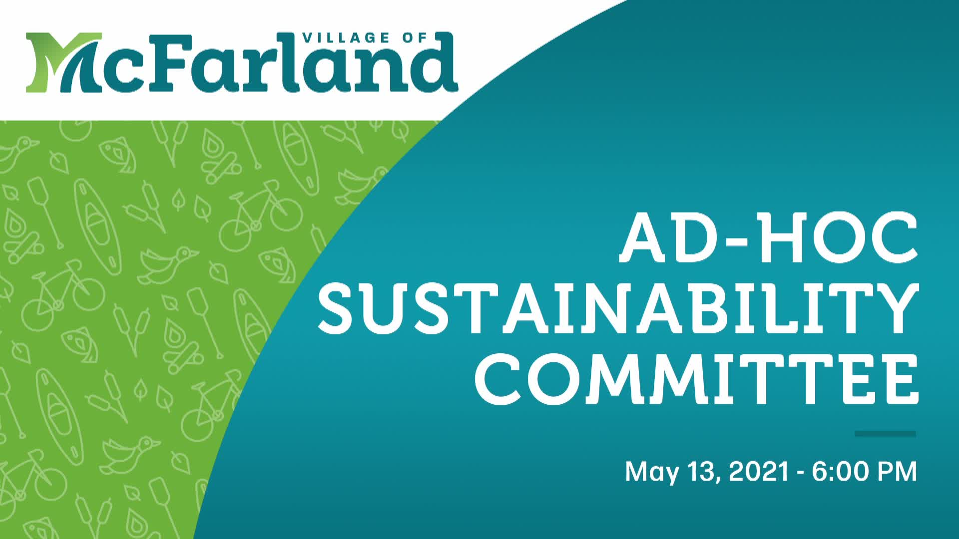 Ad-Hoc Sustainability Committee 5/13/21