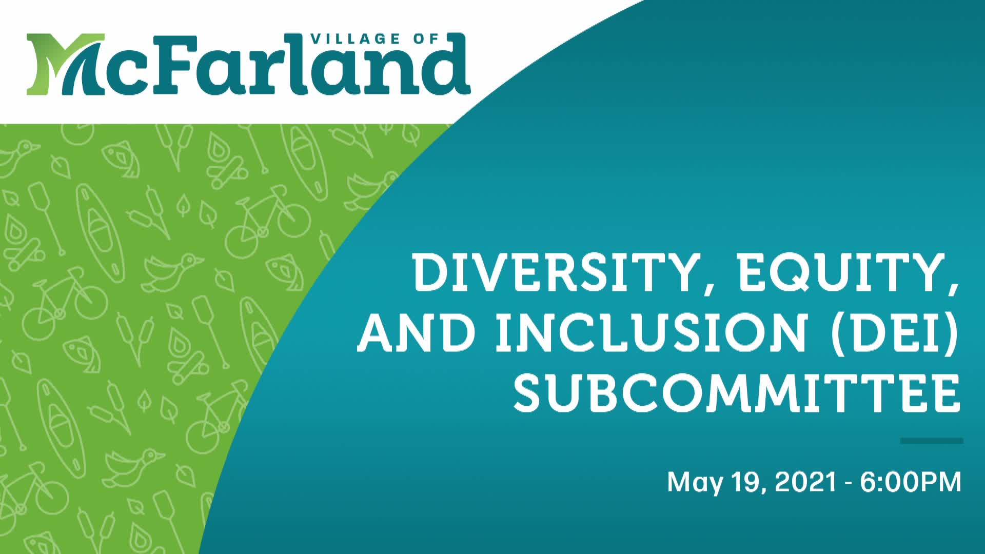 Diversity, Equity, and Inclusion Committee 5/19/21