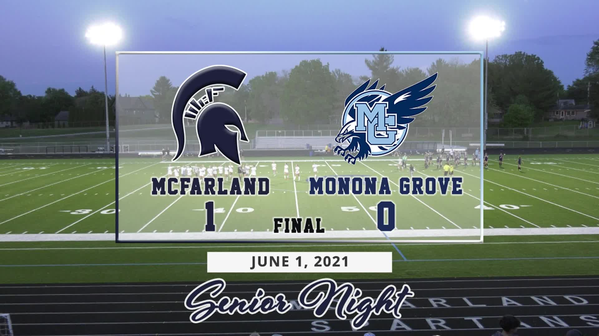 Spartan Girls Soccer vs Monona Grove | June 1, 2021