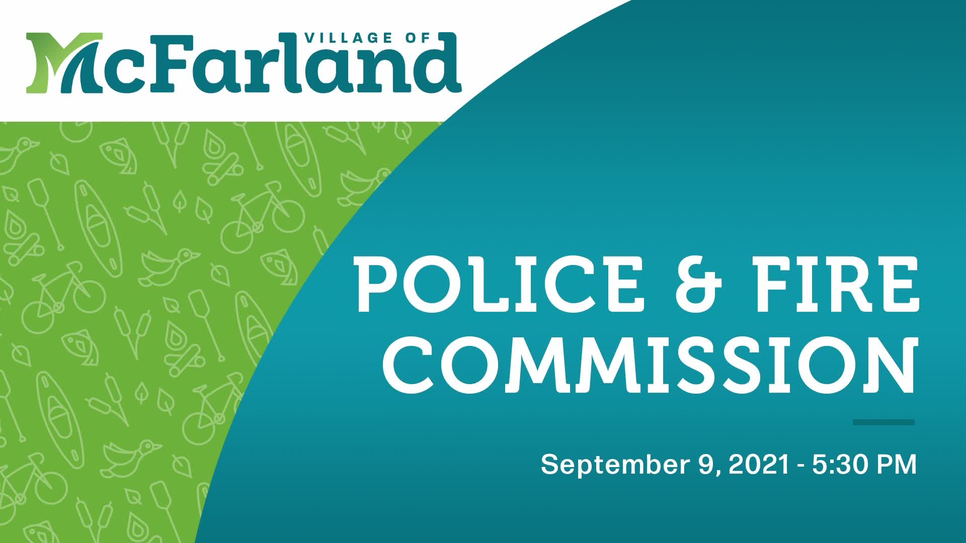 Police & Fire Commission 9/9/21