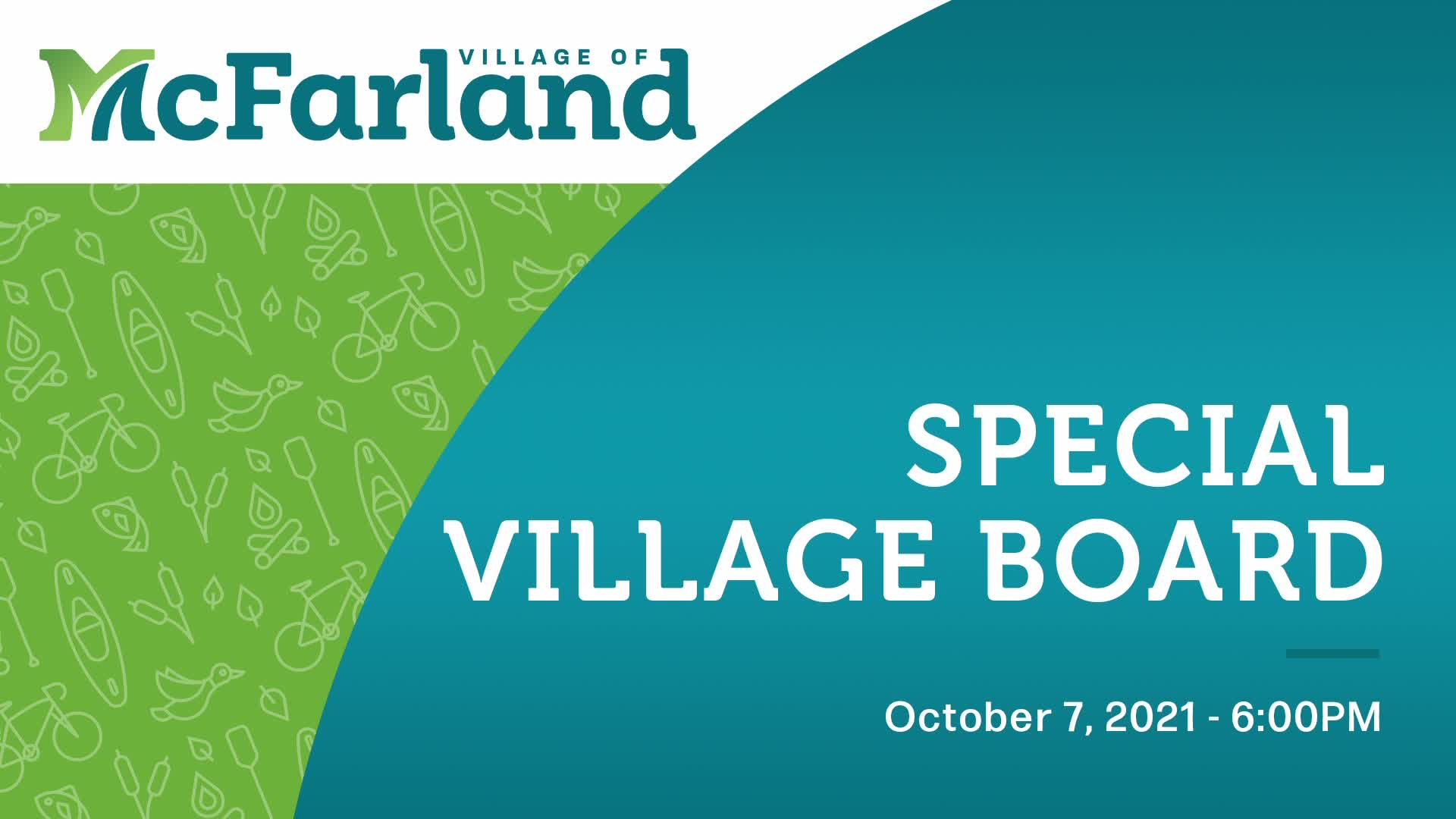 Special Village Board 10/7/21