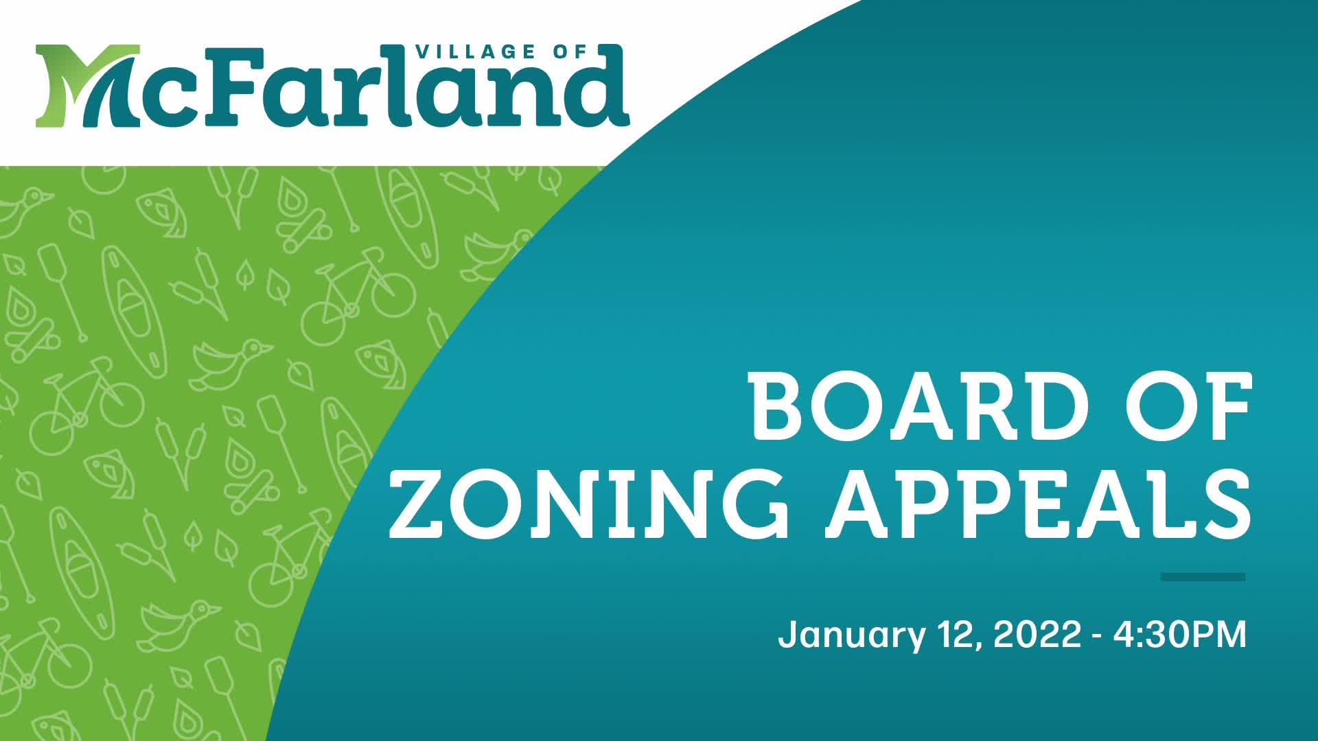 Board of Zoning Appeals 1/12/22