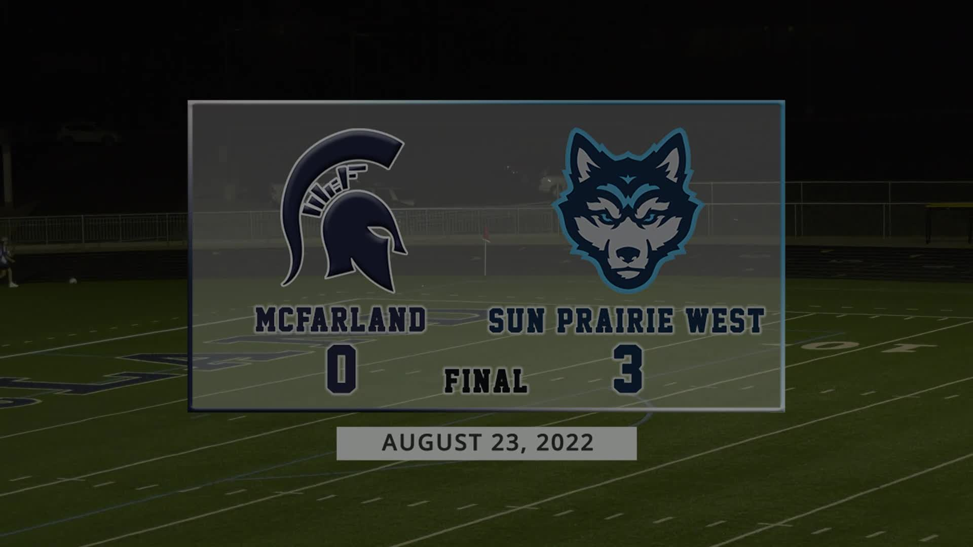 Spartan Boys Soccer vs Sun Prairie West Wolves | August 23, 2022