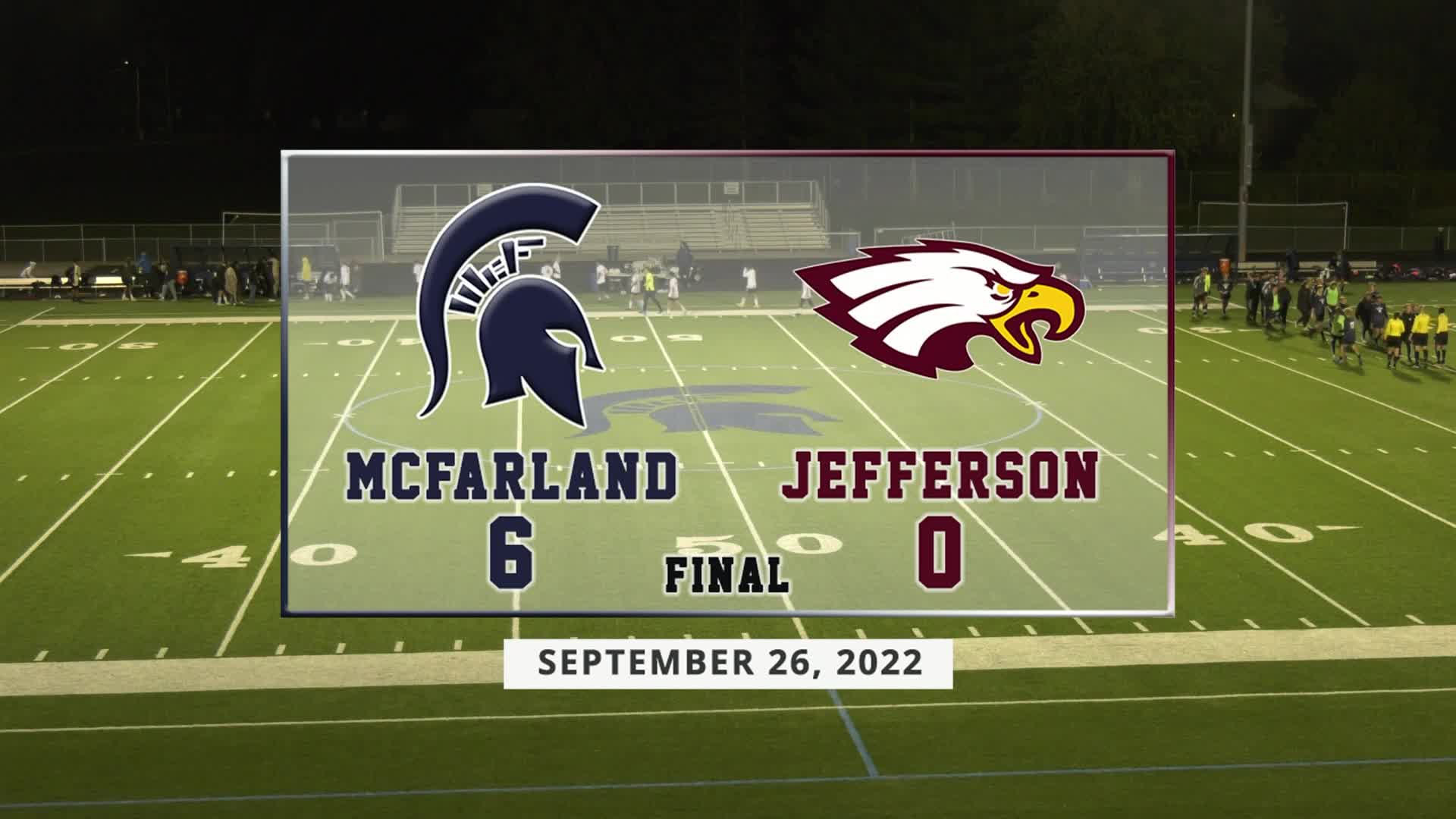 Spartan Boys Soccer vs Jefferson Eagles | September 26, 2022