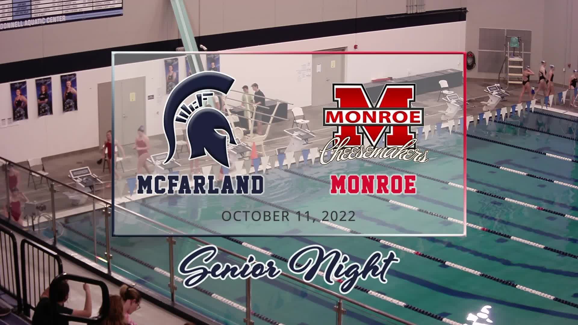 Thumbnail image for Spartan Girls Swimming vs Monroe Cheesemakers | October 11, 2022