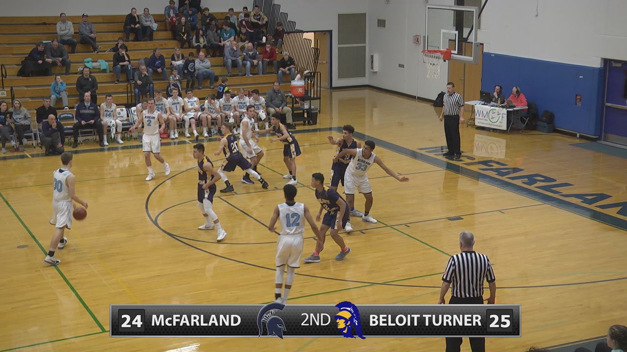 McFarland Boys Basketball vs Beloit Turner 1/12/18